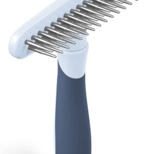 Pet Undercoat De-shedding Comb - Gentle Detangling, Universal for Long and Short-Haired Cats and Dogs