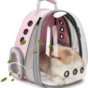 Bubble Expandable Cat Backpack Pet Travel Carrier for Cats and Dogs